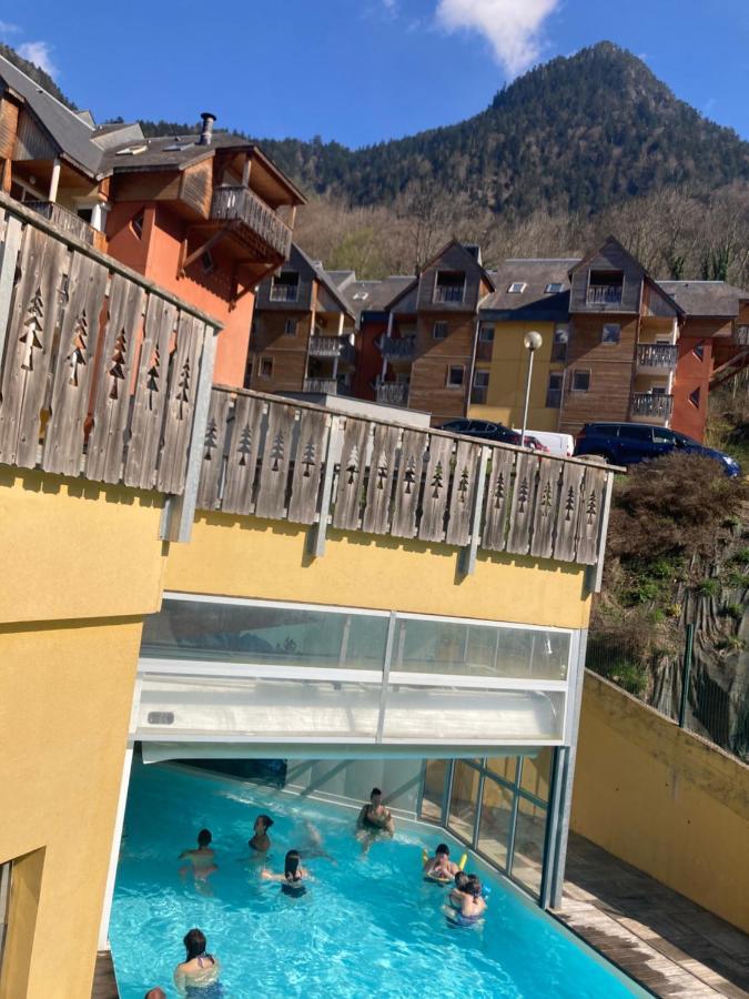 Appartement 4/6 Pers 38M2, Vue Montagne, Piscine Chauffee, 500M Centre Ville Cauterets Exteriör bild